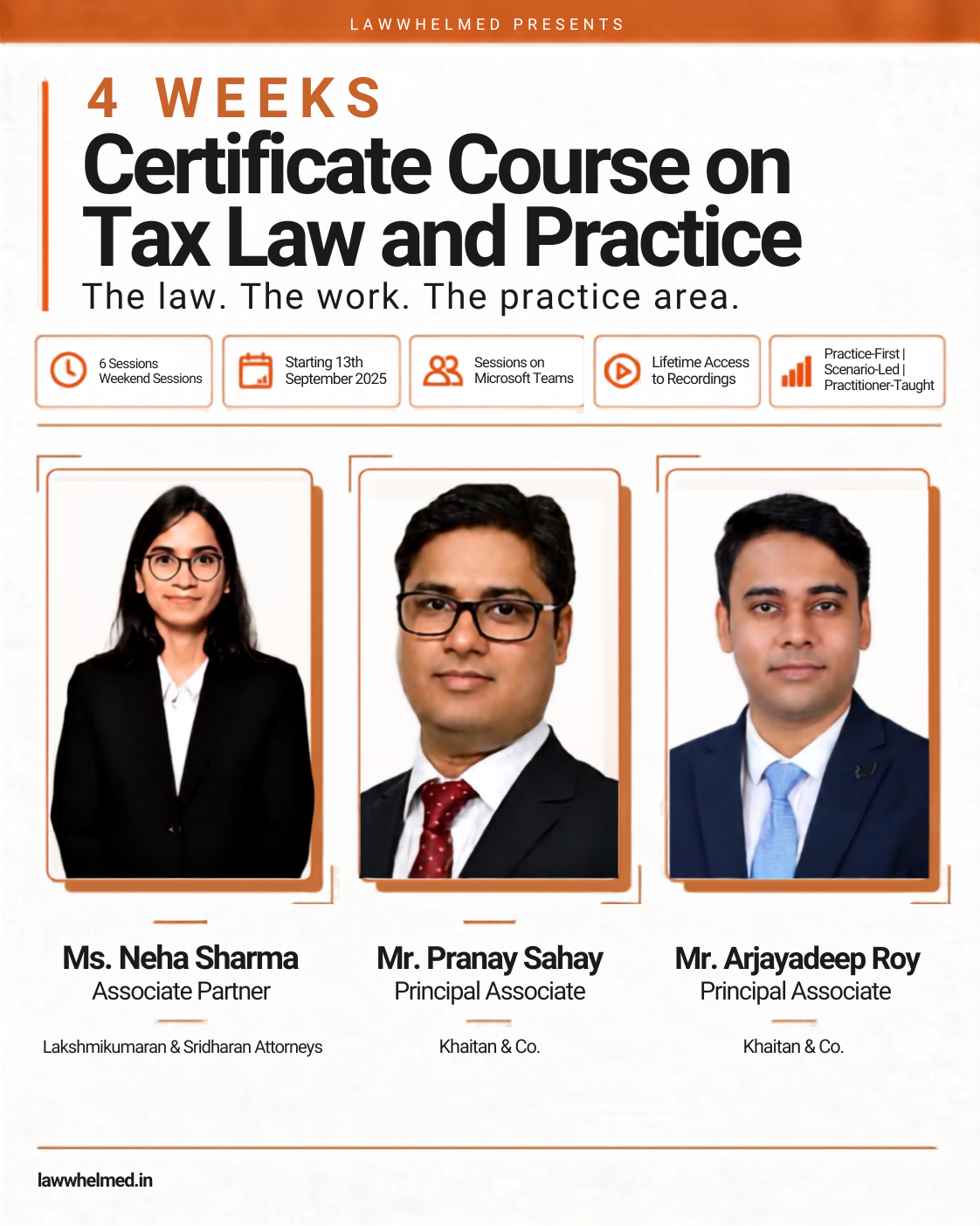 Certificate Course on Tax Law & Practice